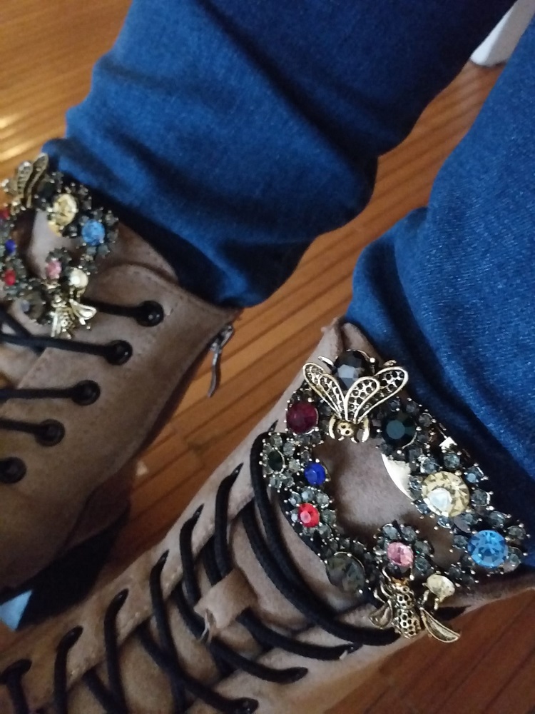 pines y clips Clips para ropa y zapatos Broches para calzado Ghost Boot Charms Joyería Broches 